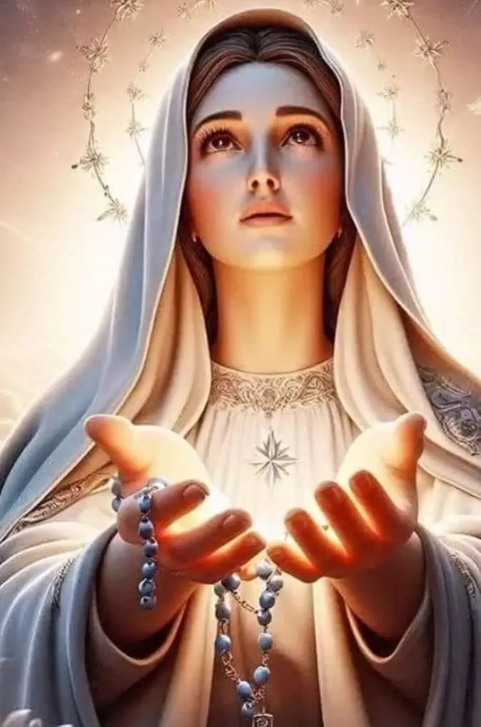 Hình nền đức mẹ Maria đẹp cho máy tính và điện thoại 3