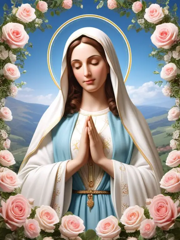 Hình nền đức mẹ Maria đẹp cho máy tính và điện thoại 25