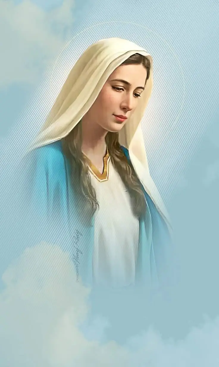 Hình nền đức mẹ Maria đẹp cho máy tính và điện thoại 37