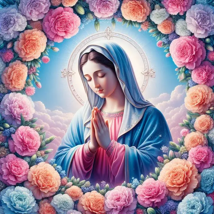 Hình nền đức mẹ Maria đẹp cho máy tính và điện thoại 42