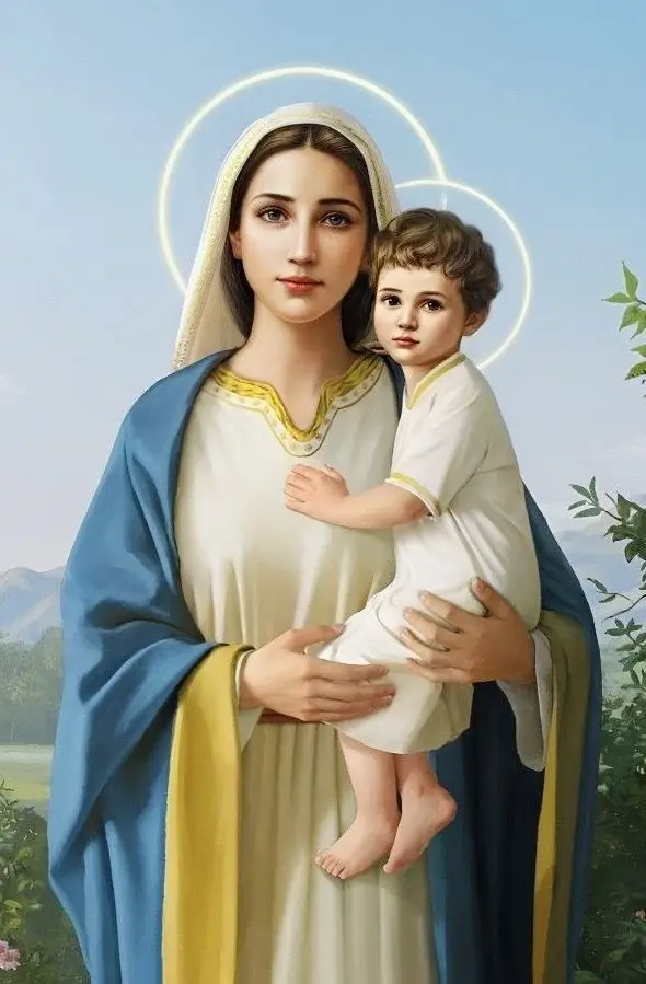 Hình nền đức mẹ Maria đẹp cho máy tính và điện thoại 49