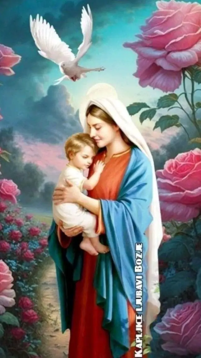 Hình nền đức mẹ Maria đẹp cho máy tính và điện thoại 58