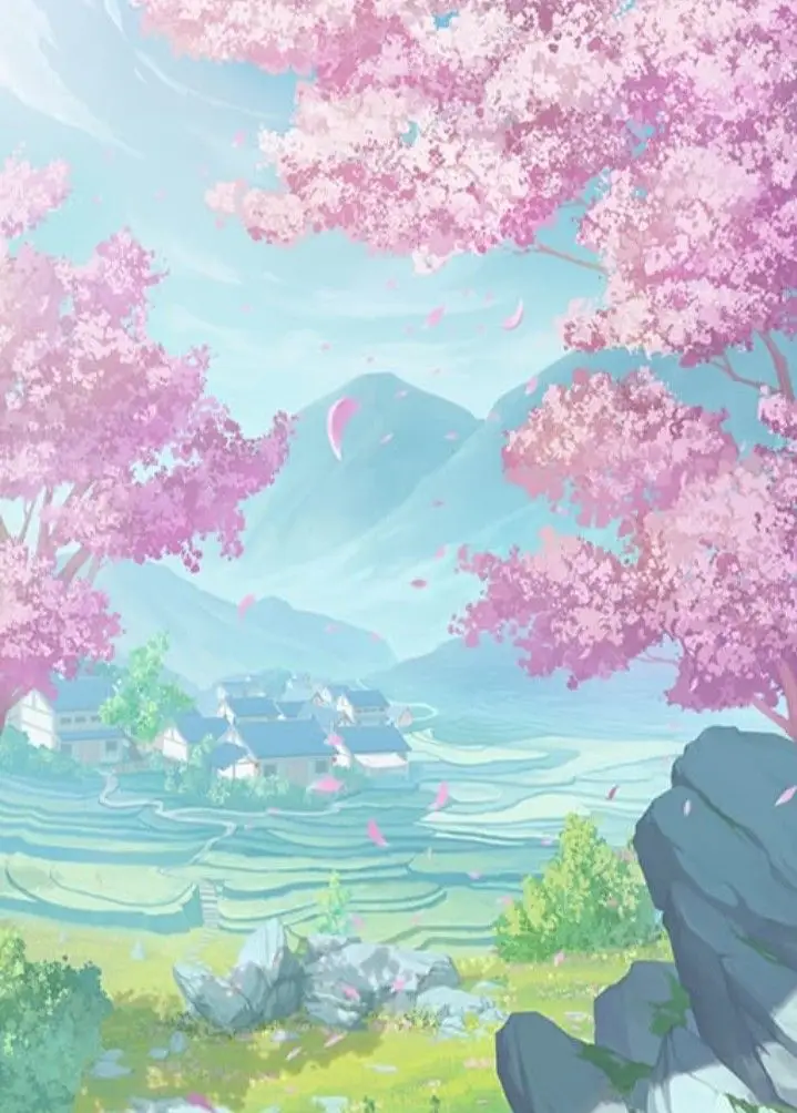Hình nền hoa anh đào anime tuyệt đẹp cho máy tính 28