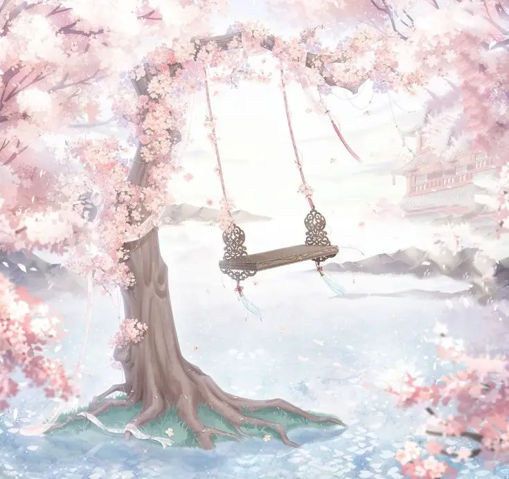 Hình nền hoa anh đào anime tuyệt đẹp cho máy tính 30