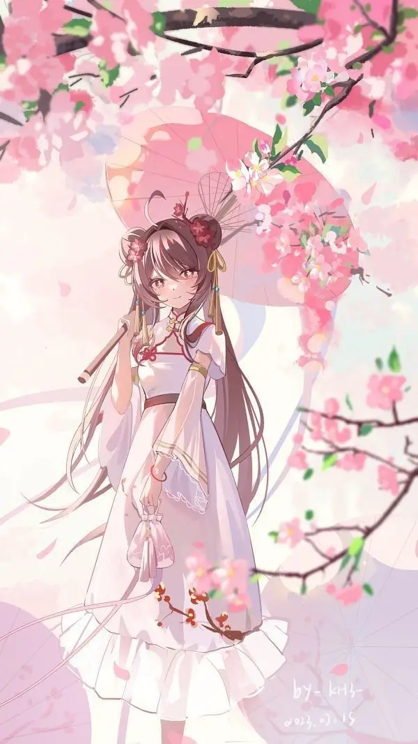 Hình nền hoa anh đào anime tuyệt đẹp cho máy tính 45