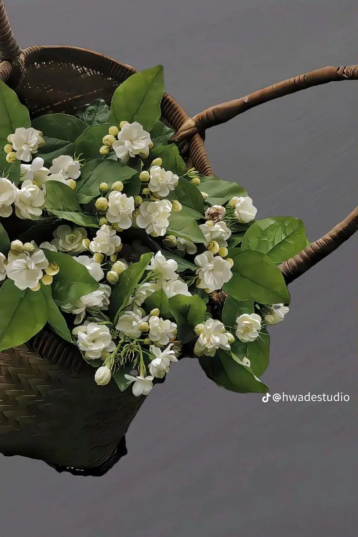 Hình nền hoa nhài đẹp cho không gian sống 6
