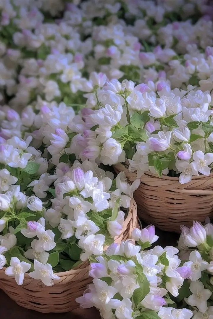 Hình nền hoa nhài đẹp cho không gian sống 19