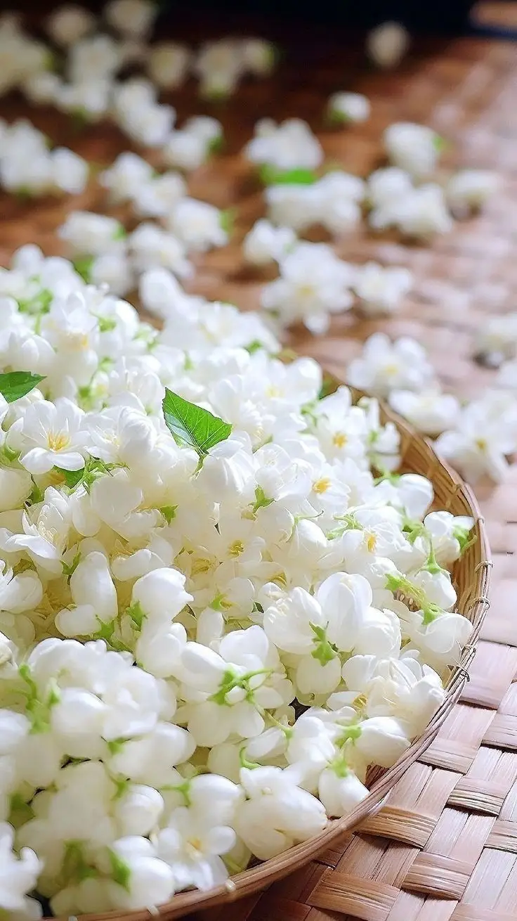 Hình nền hoa nhài đẹp cho không gian sống 26