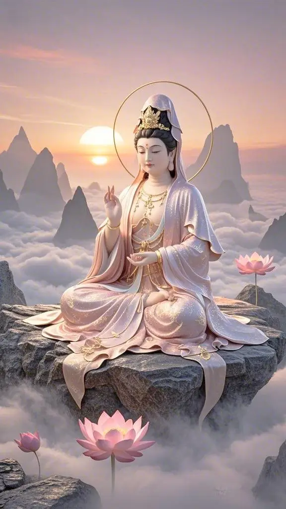 Hình nền hoa sen Phật giáo ý nghĩa 14