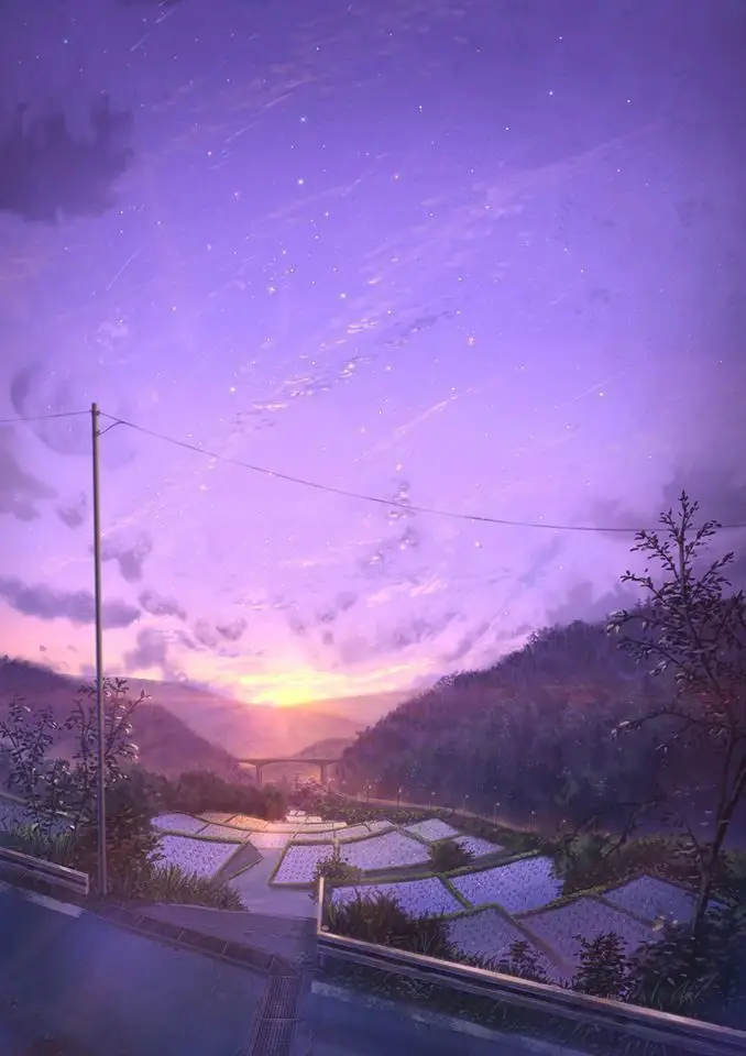 Hình nền hoàng hôn anime - Vẻ đẹp lãng mạn của phía chân trời 38