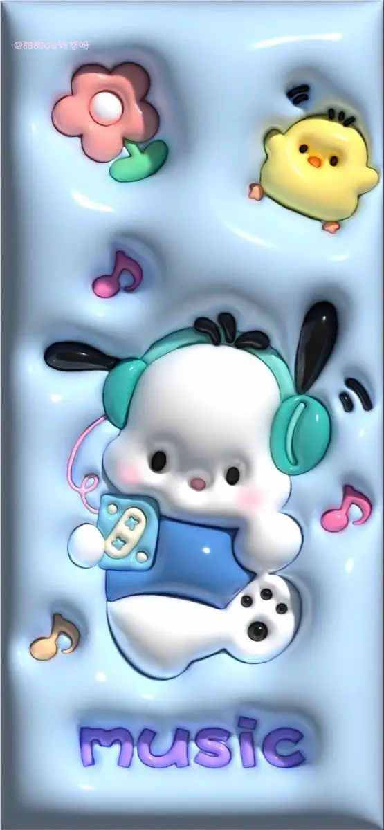 Hình nền điện thoại 3D cute cực chất 26