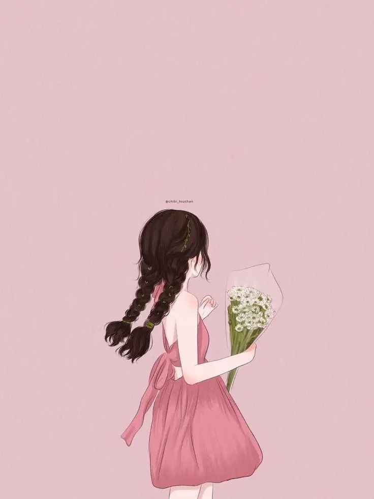 Hình nền điện thoại cô gái cute dễ thương đáng yêu 9