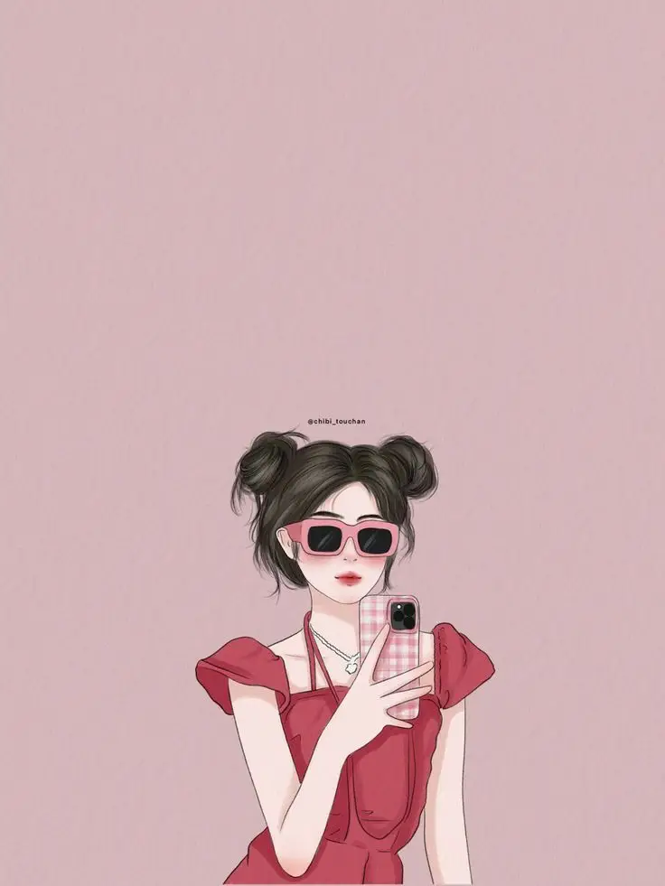 Hình nền điện thoại cô gái cute dễ thương đáng yêu 17