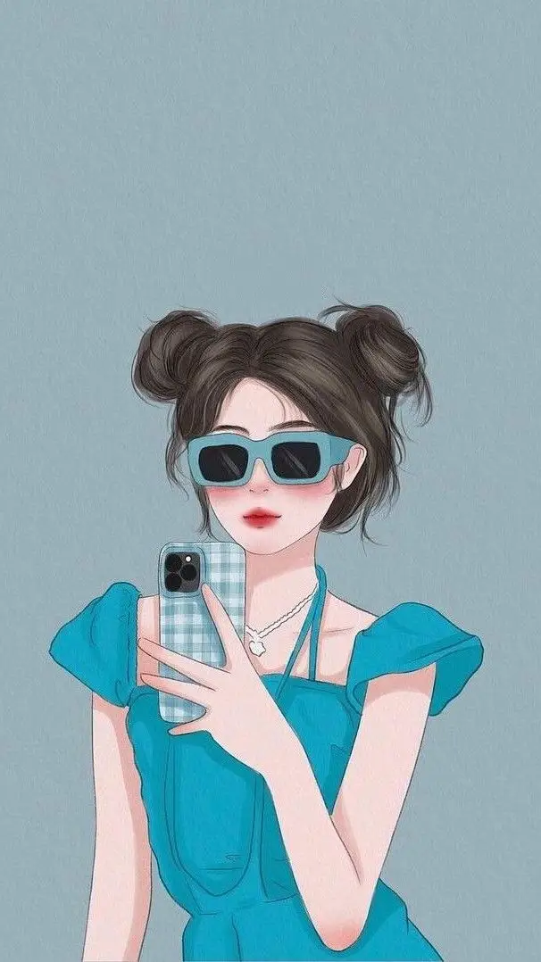 Hình nền điện thoại cô gái cute dễ thương đáng yêu 35