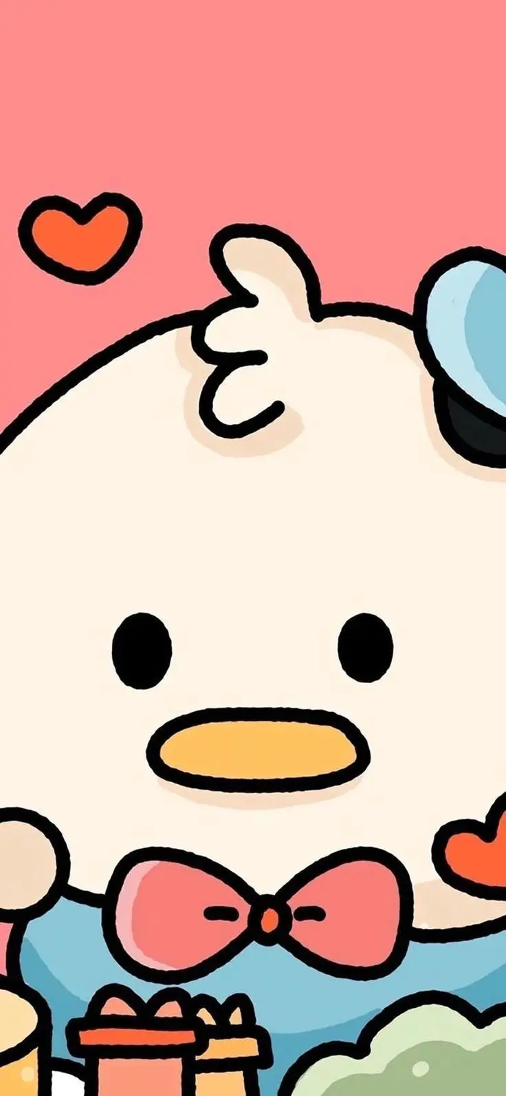 Hình nền điện thoại con vịt cute siêu dễ thương 7
