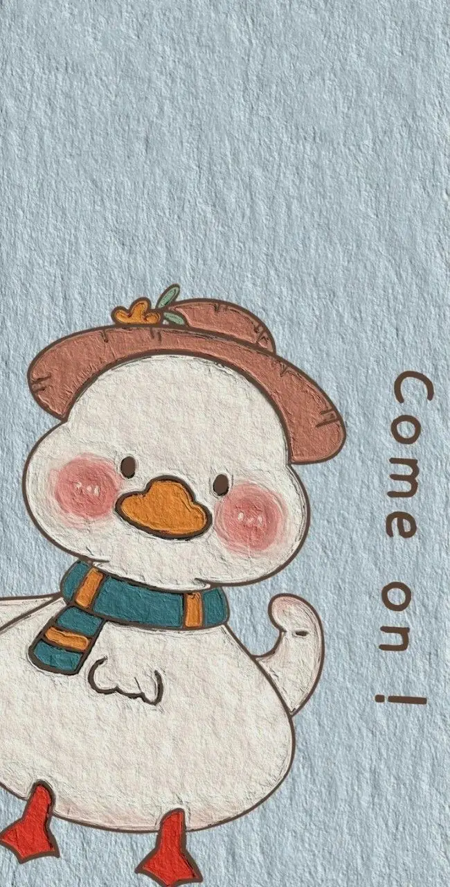 Hình nền điện thoại con vịt cute siêu dễ thương 30