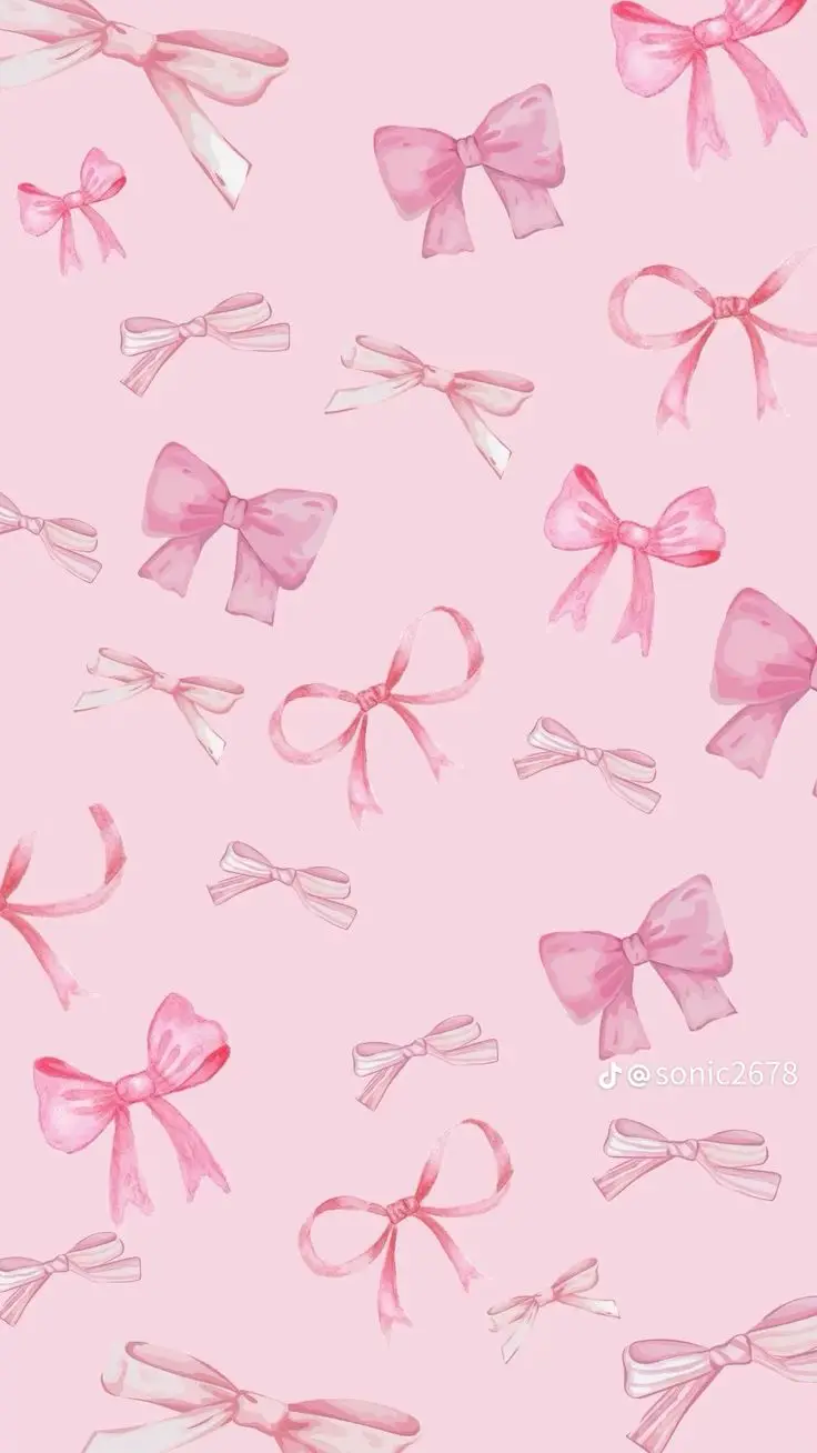 Bộ hình nền điện thoại cute màu hồng cho các cô nàng 16