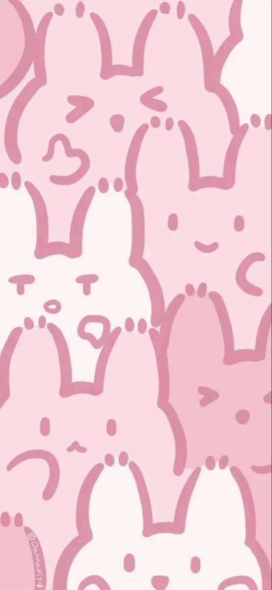 Bộ hình nền điện thoại cute màu hồng cho các cô nàng 49
