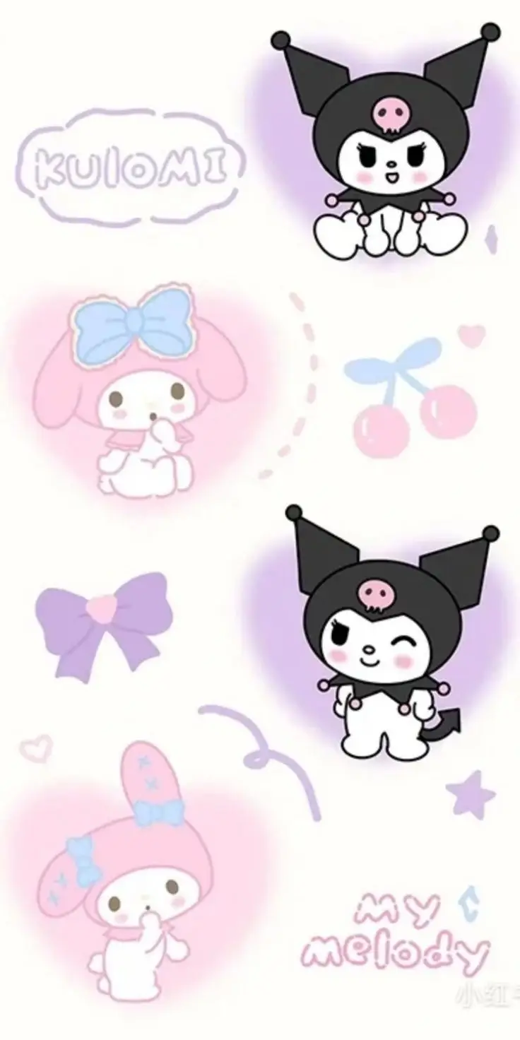 Hình Nền Điện Thoại Kuromi: Chất Xu hướng Đầy Năng Lượng 5