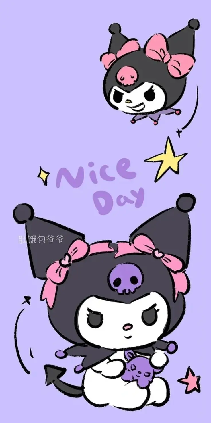 Hình Nền Điện Thoại Kuromi: Chất Xu hướng Đầy Năng Lượng 40