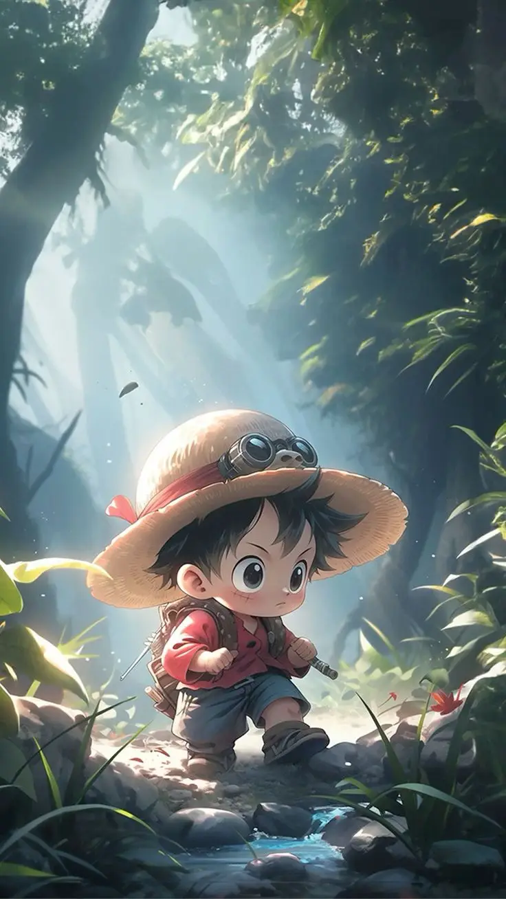 Hình nền điện thoại Luffy - Hành trình phiêu lưu không giới hạn 8