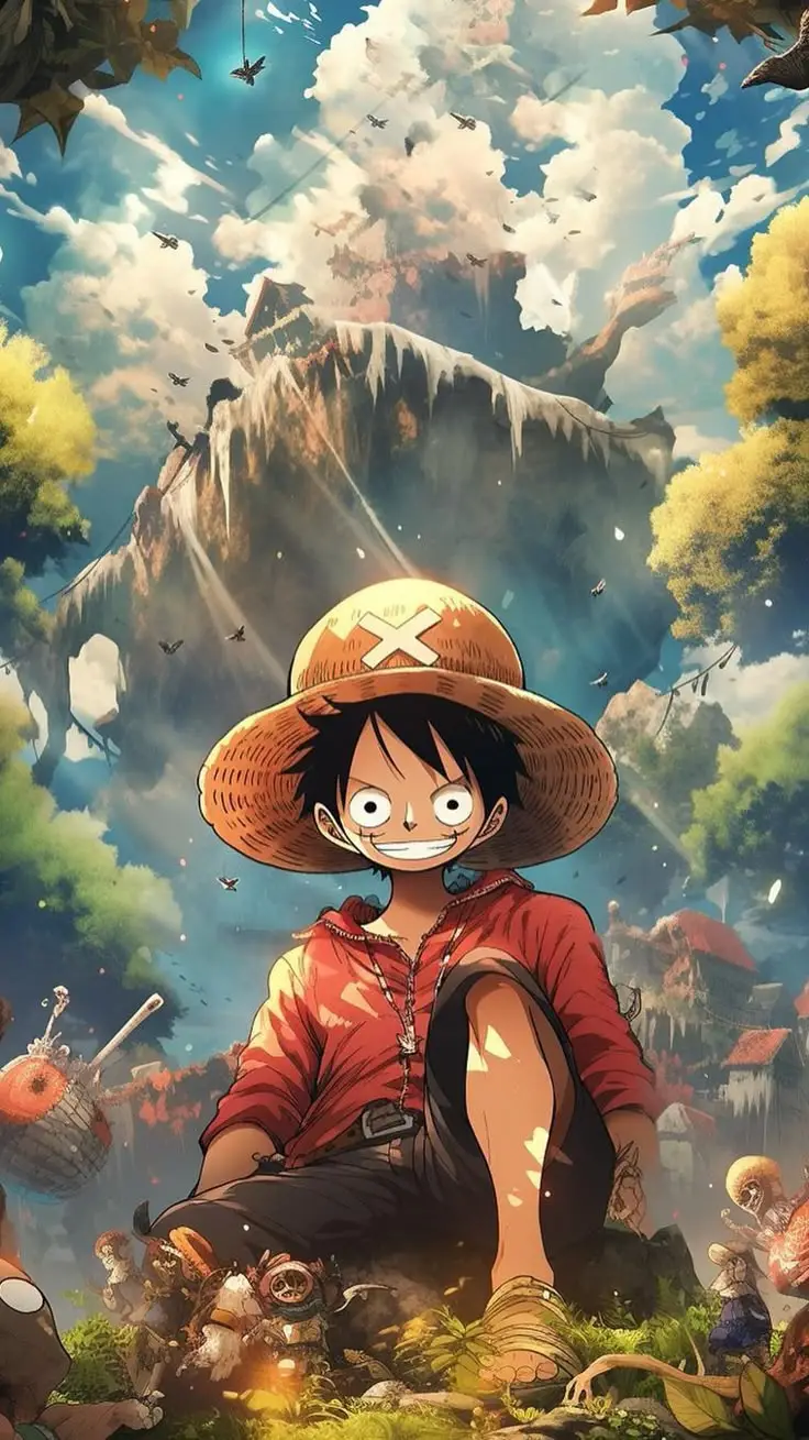 Hình nền điện thoại Luffy - Hành trình phiêu lưu không giới hạn 37