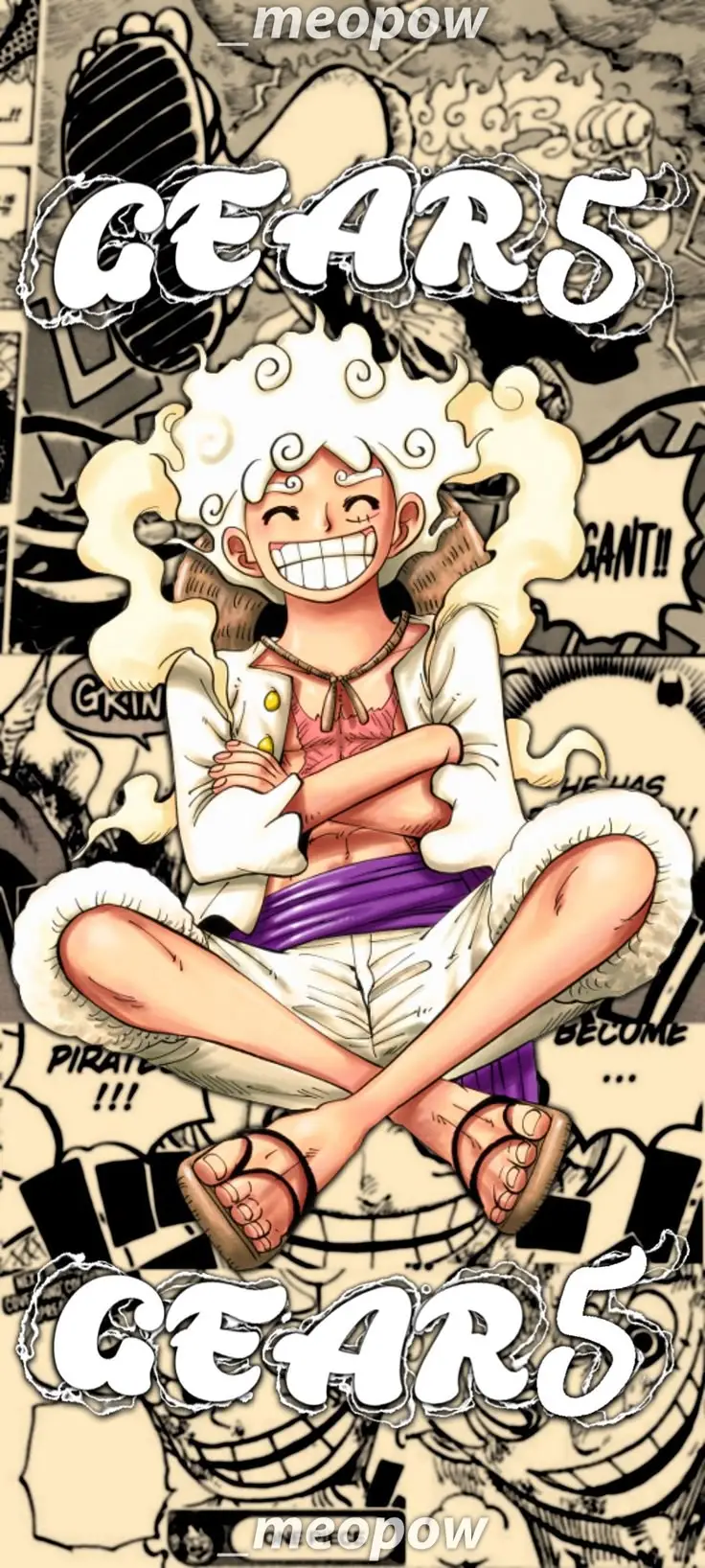 Hình Nền Điện Thoại Luffy Gear 5 Thú Vị Cho Fan Nhái 14