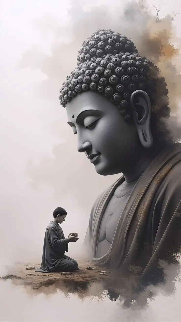 Hình Nền Điện Thoại Phật: Sự Tĩnh Lặng Trong Từng Hình Ảnh 21