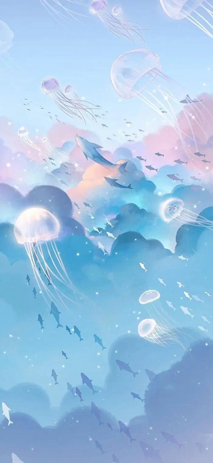 Hình nền điện thoại phong cảnh anime đẹp mê mẩn