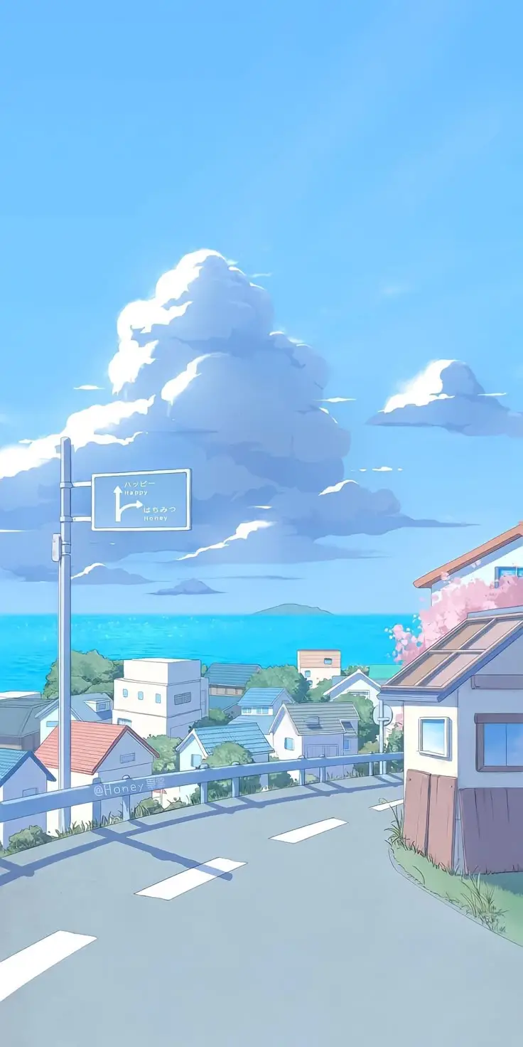 Hình nền điện thoại phong cảnh anime đẹp mê mẩn 22