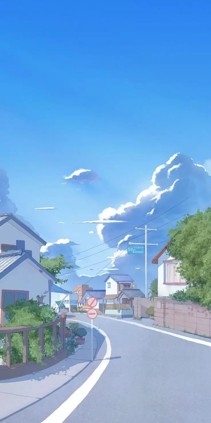 Hình nền điện thoại phong cảnh anime đẹp mê mẩn 29