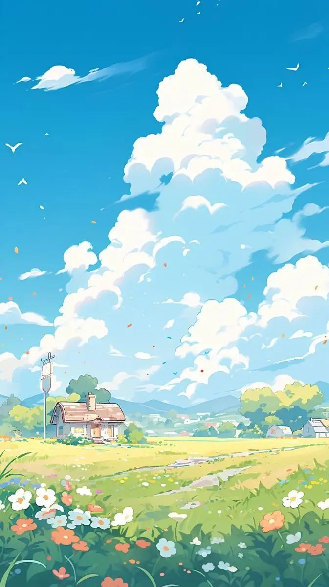 Hình nền điện thoại phong cảnh anime đẹp mê mẩn 30