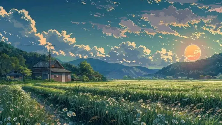 Hình nền điện thoại phong cảnh anime đẹp mê mẩn 34