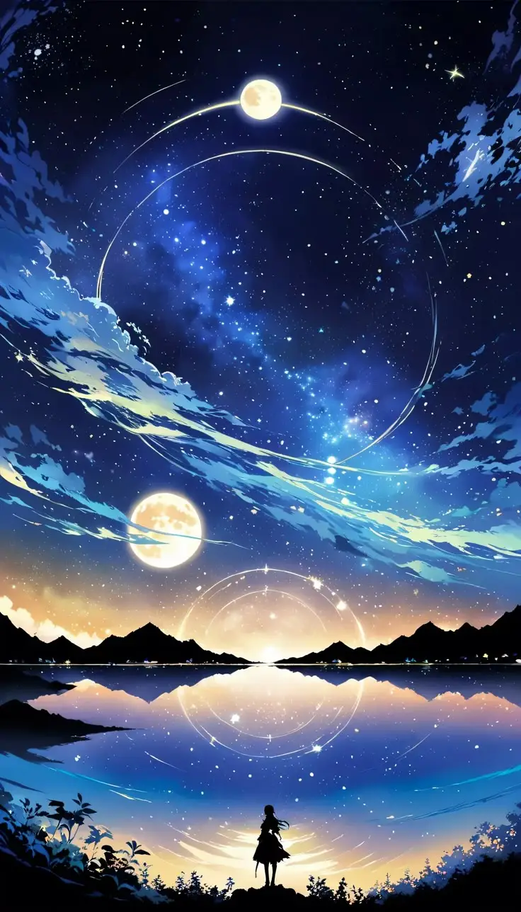 Hình nền điện thoại phong cảnh anime đẹp mê mẩn 36
