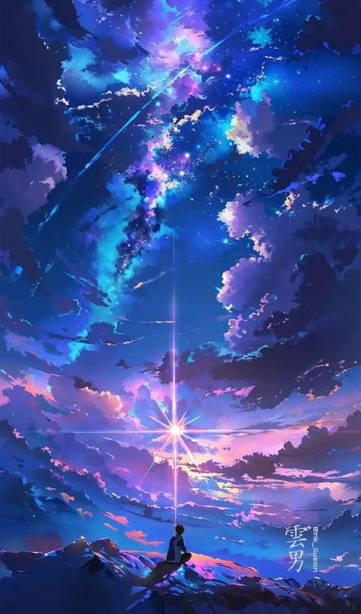 Hình nền điện thoại phong cảnh anime đẹp mê mẩn 40