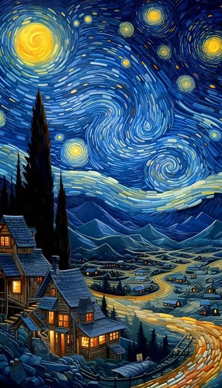 Hình nền điện thoại Van Gogh - Khám phá nghệ thuật qua từng hình ảnh 1