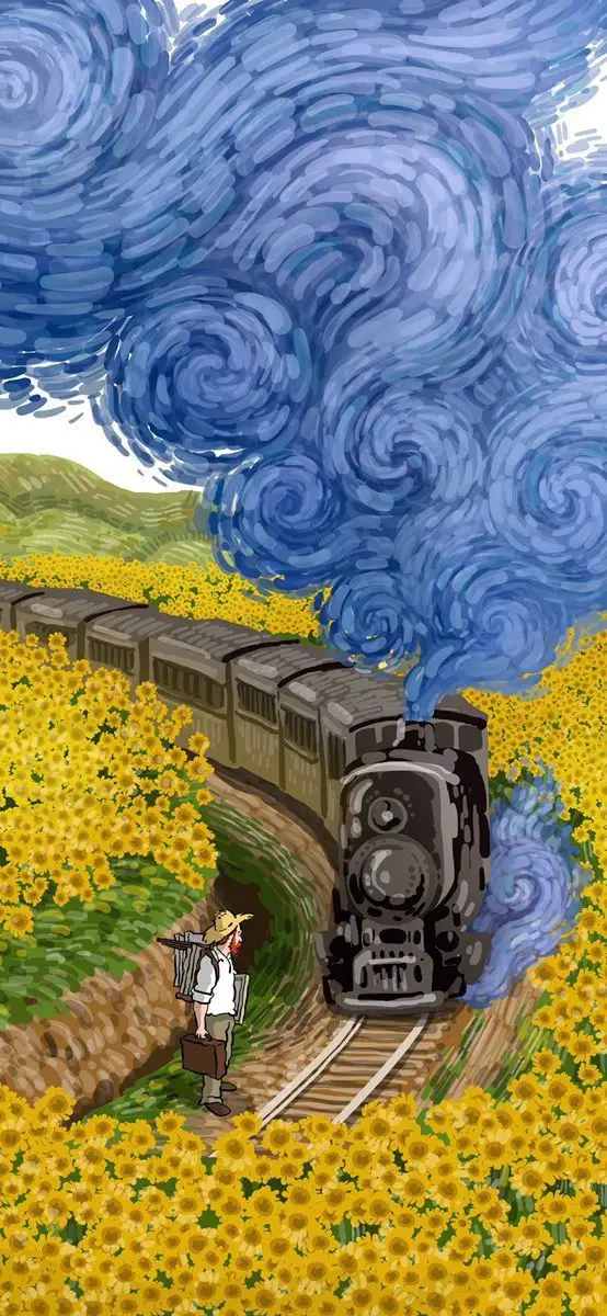Hình nền điện thoại Van Gogh - Khám phá nghệ thuật qua từng hình ảnh 5