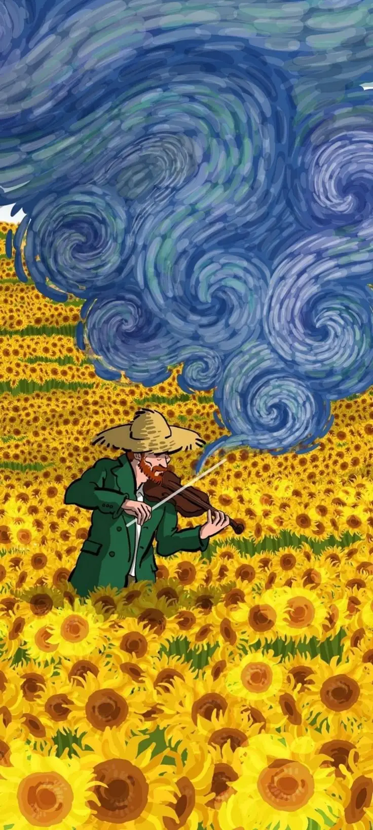 Hình nền điện thoại Van Gogh - Khám phá nghệ thuật qua từng hình ảnh 7
