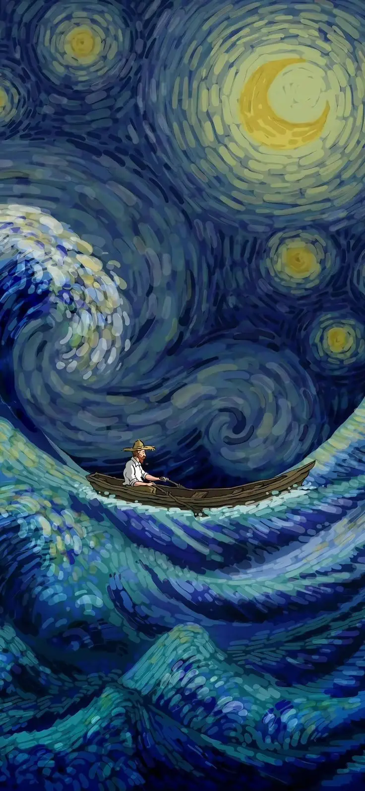 Hình nền điện thoại Van Gogh - Khám phá nghệ thuật qua từng hình ảnh 10