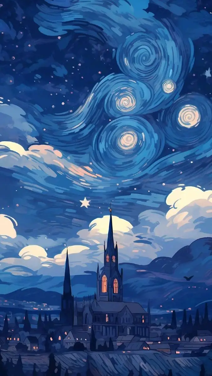 Hình nền điện thoại Van Gogh - Khám phá nghệ thuật qua từng hình ảnh 17