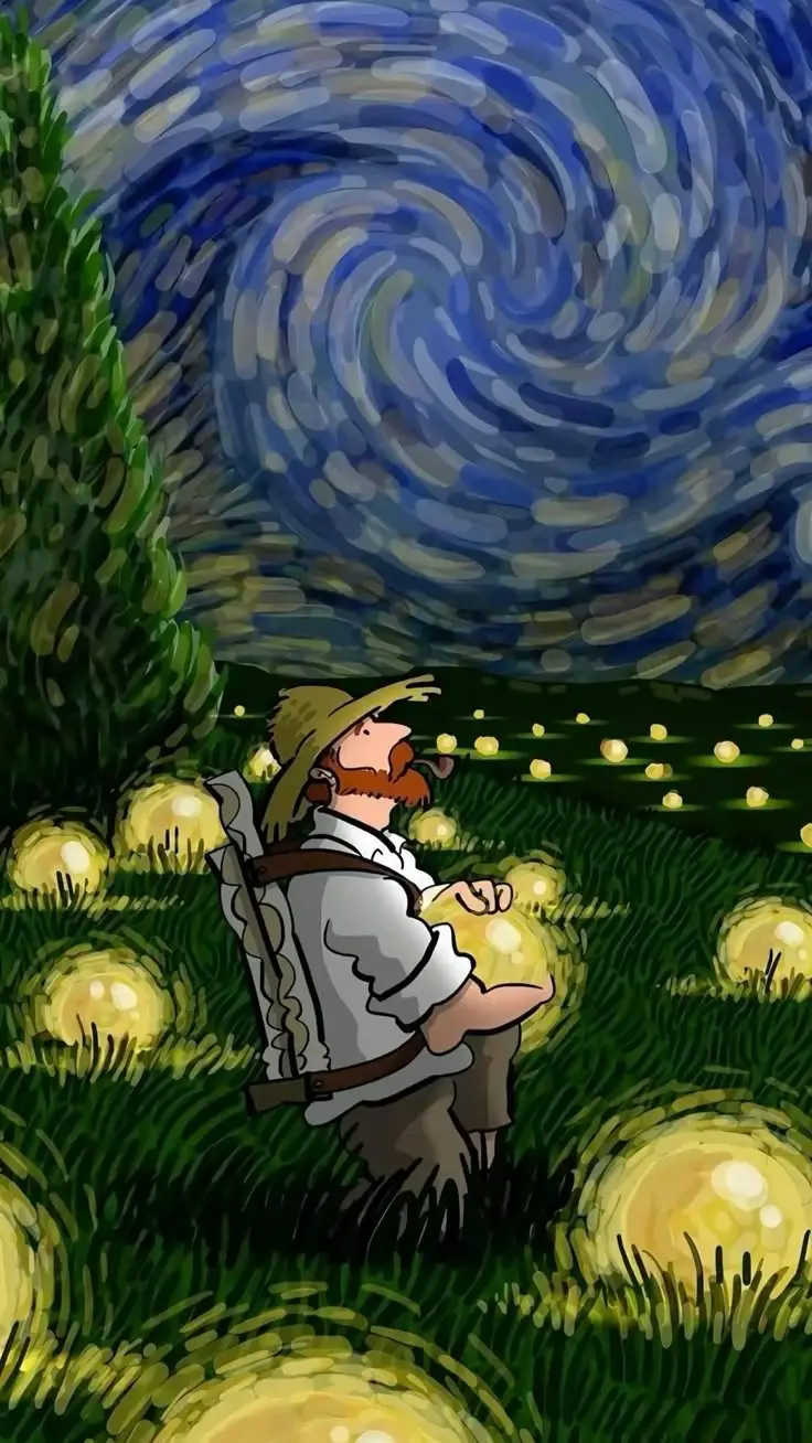 Hình nền điện thoại Van Gogh - Khám phá nghệ thuật qua từng hình ảnh 25