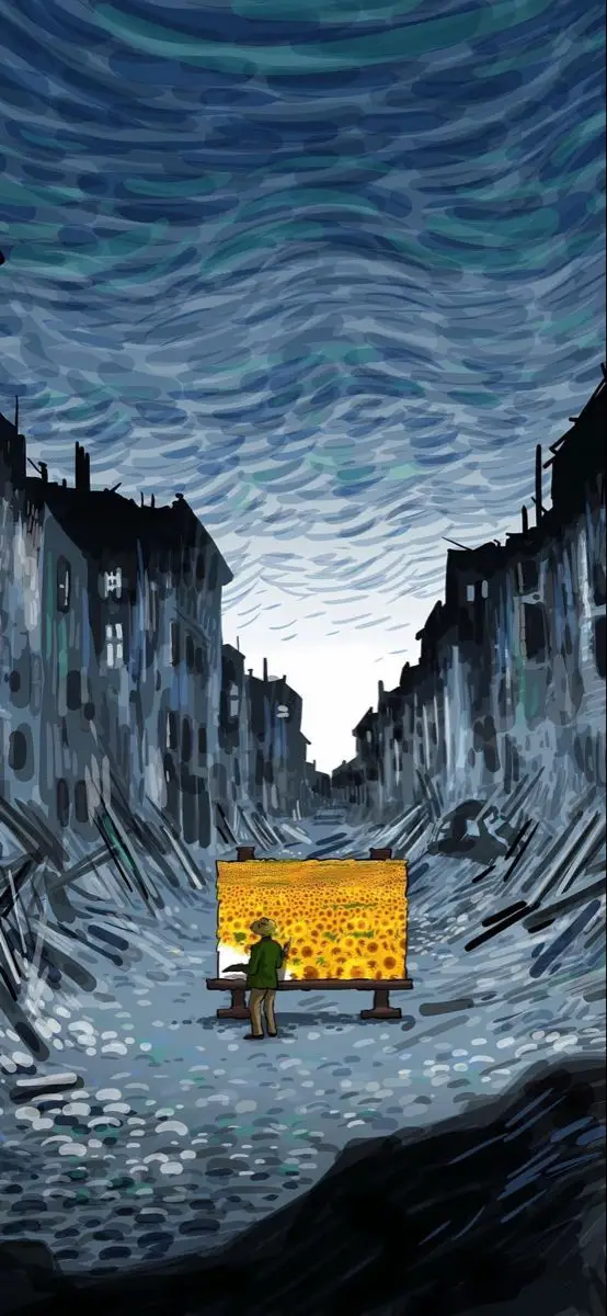 Hình nền điện thoại Van Gogh - Khám phá nghệ thuật qua từng hình ảnh 28