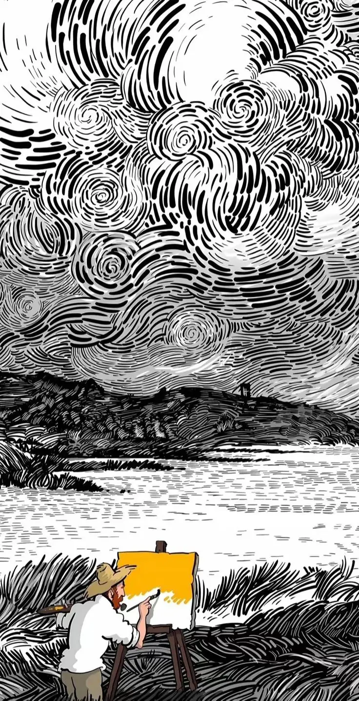Hình nền điện thoại Van Gogh - Khám phá nghệ thuật qua từng hình ảnh 33