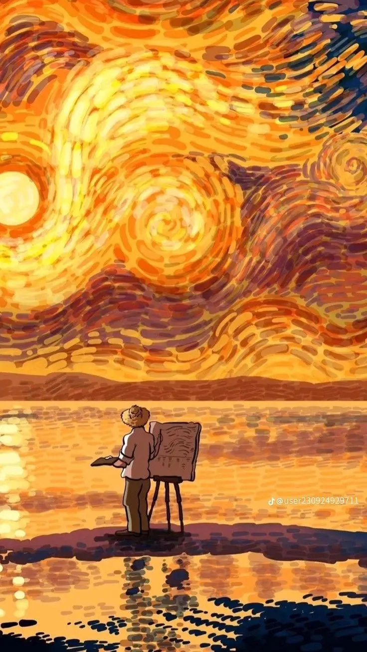 Hình nền điện thoại Van Gogh - Khám phá nghệ thuật qua từng hình ảnh 34
