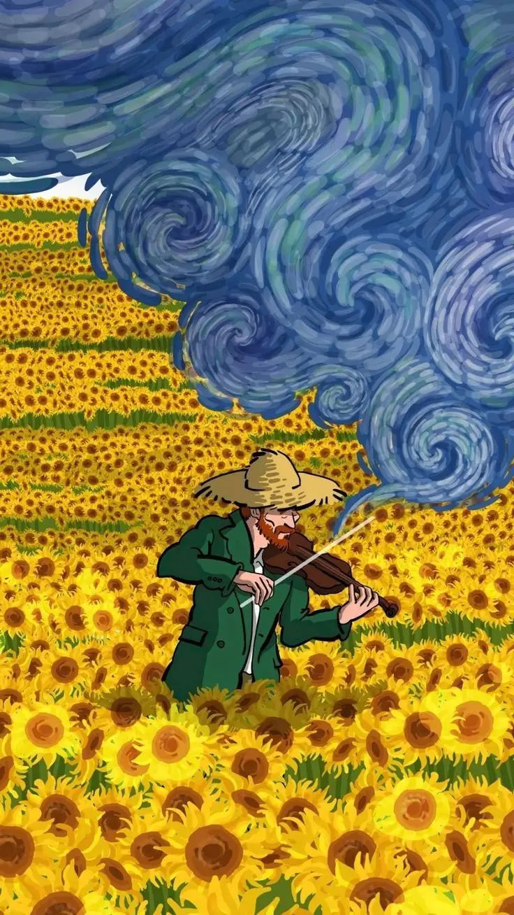 Hình nền điện thoại Van Gogh - Khám phá nghệ thuật qua từng hình ảnh 39