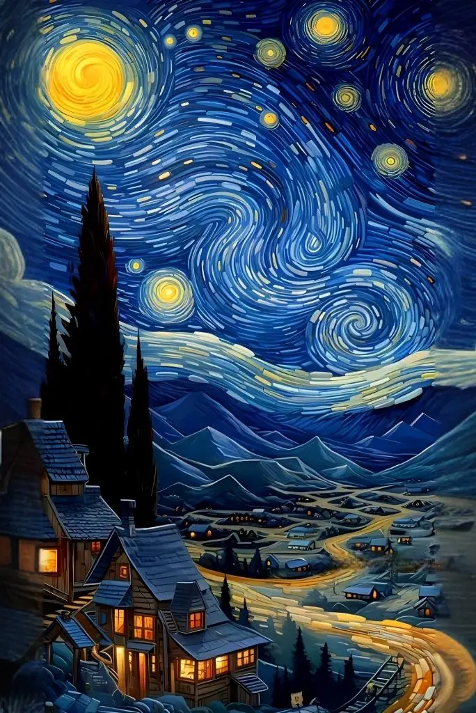 Hình nền điện thoại Van Gogh - Khám phá nghệ thuật qua từng hình ảnh 44