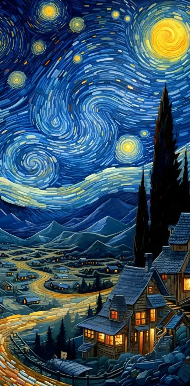 Hình nền điện thoại Van Gogh - Khám phá nghệ thuật qua từng hình ảnh 47