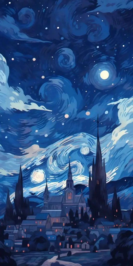 Hình nền điện thoại Van Gogh - Khám phá nghệ thuật qua từng hình ảnh 55