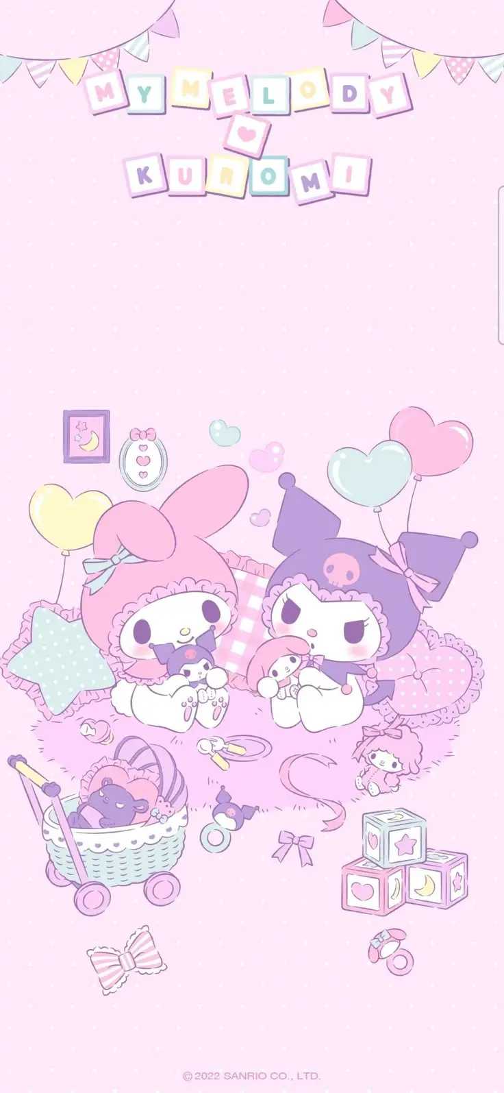 Khám phá hình nền Kuromi và Melody độc đáo 1
