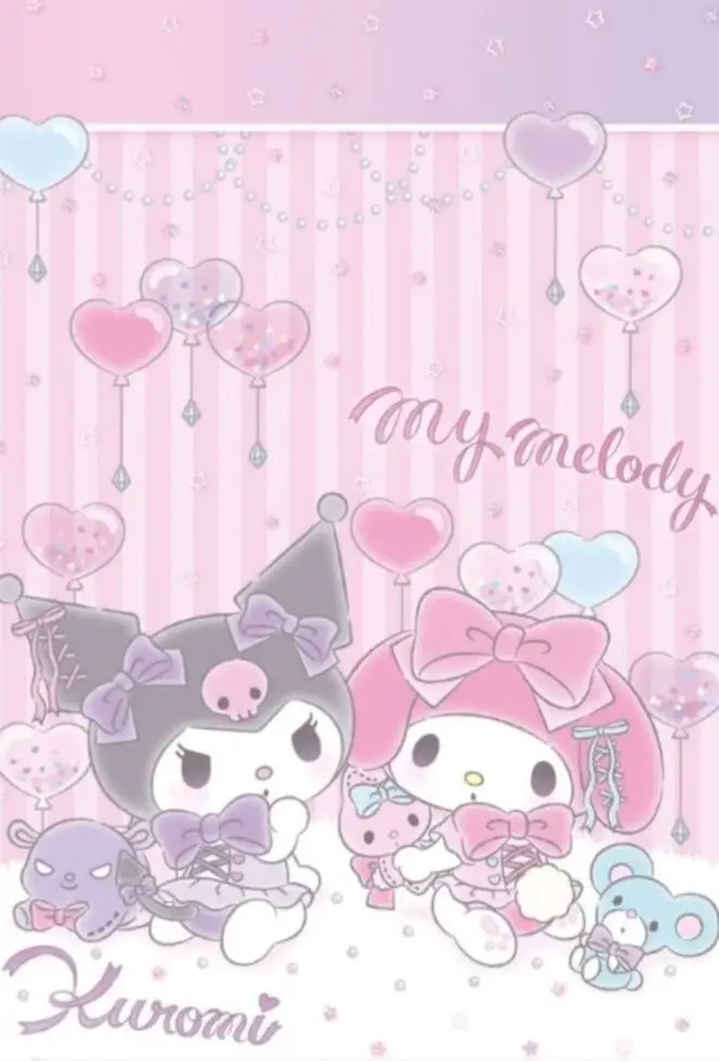 Khám phá hình nền Kuromi và Melody độc đáo 4